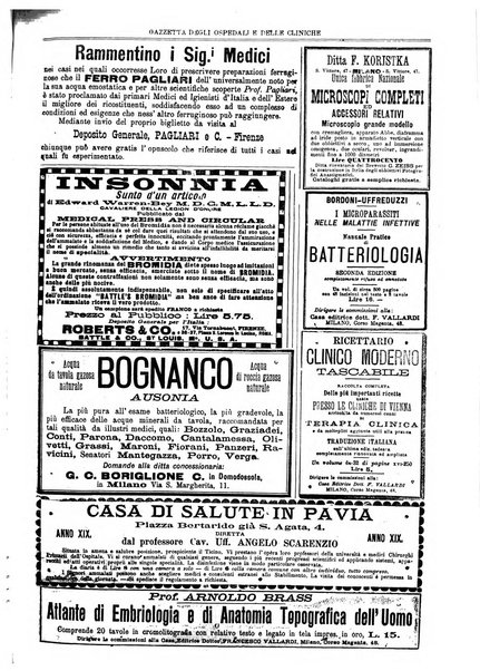 Gazzetta degli ospedali e delle cliniche