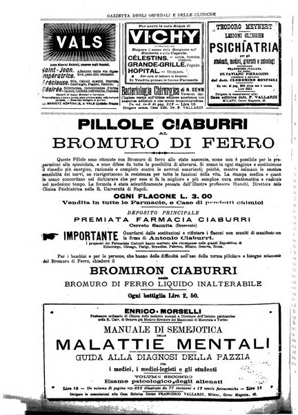 Gazzetta degli ospedali e delle cliniche