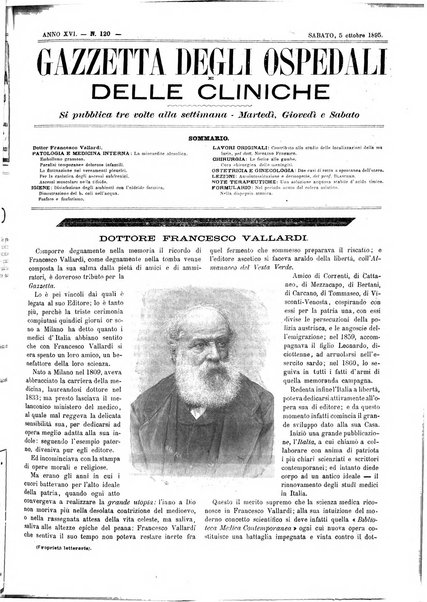 Gazzetta degli ospedali e delle cliniche