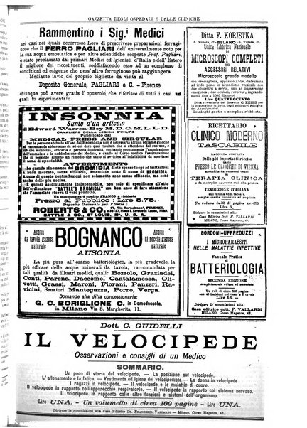 Gazzetta degli ospedali e delle cliniche