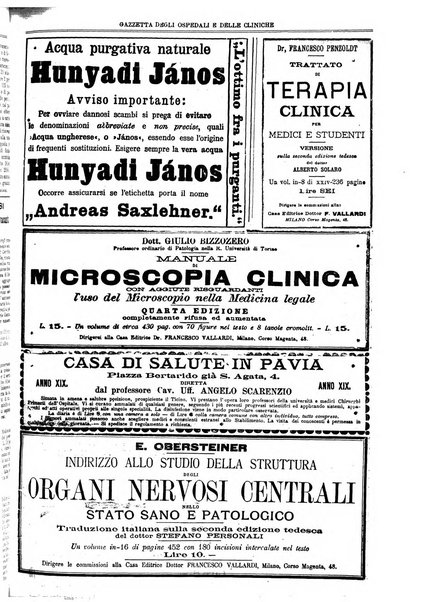 Gazzetta degli ospedali e delle cliniche