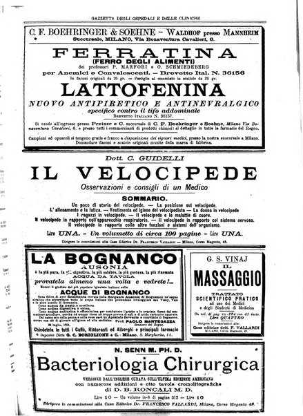 Gazzetta degli ospedali e delle cliniche