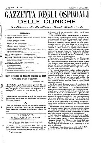 Gazzetta degli ospedali e delle cliniche