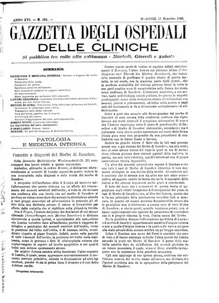 Gazzetta degli ospedali e delle cliniche