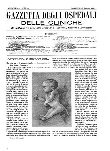 Gazzetta degli ospedali e delle cliniche