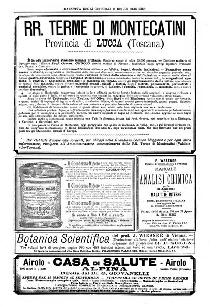 Gazzetta degli ospedali e delle cliniche