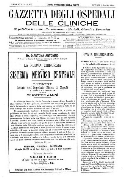 Gazzetta degli ospedali e delle cliniche