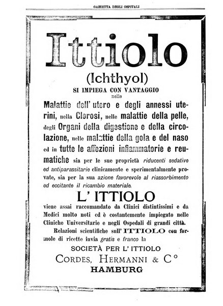 Gazzetta degli ospedali e delle cliniche