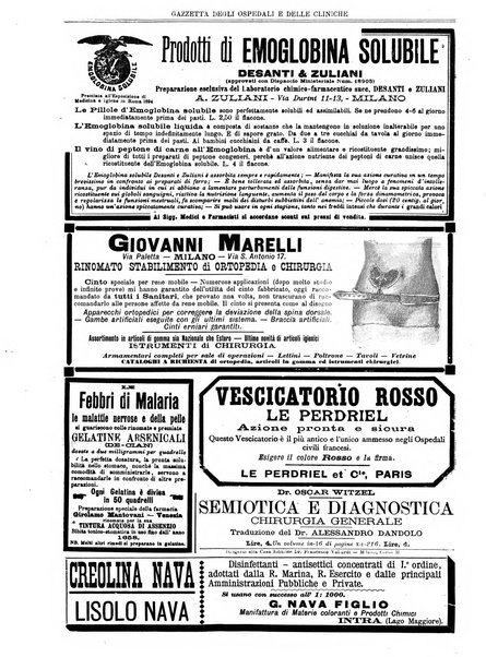 Gazzetta degli ospedali e delle cliniche