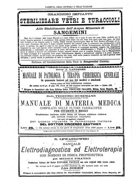 Gazzetta degli ospedali e delle cliniche