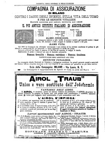 Gazzetta degli ospedali e delle cliniche