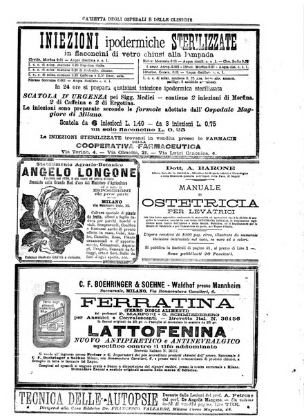 Gazzetta degli ospedali e delle cliniche