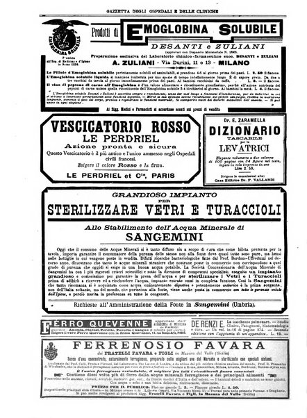 Gazzetta degli ospedali e delle cliniche