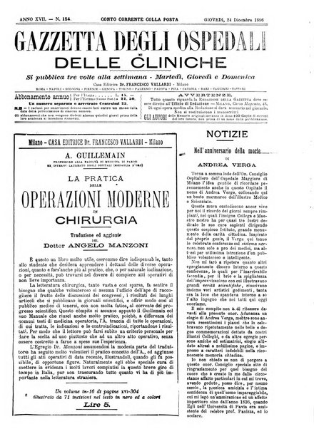 Gazzetta degli ospedali e delle cliniche