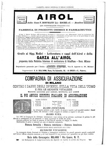 Gazzetta degli ospedali e delle cliniche