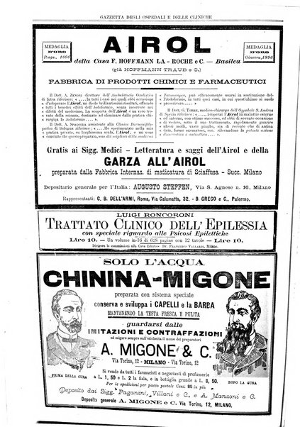 Gazzetta degli ospedali e delle cliniche