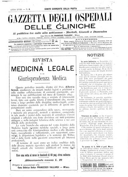 Gazzetta degli ospedali e delle cliniche