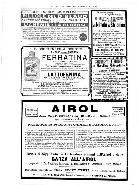 Gazzetta degli ospedali e delle cliniche