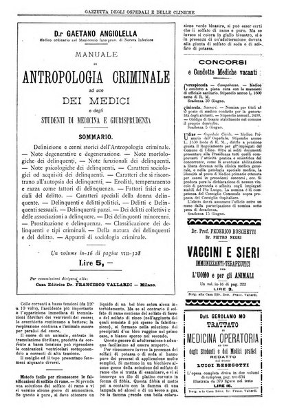 Gazzetta degli ospedali e delle cliniche