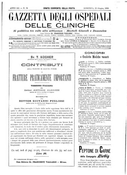 Gazzetta degli ospedali e delle cliniche