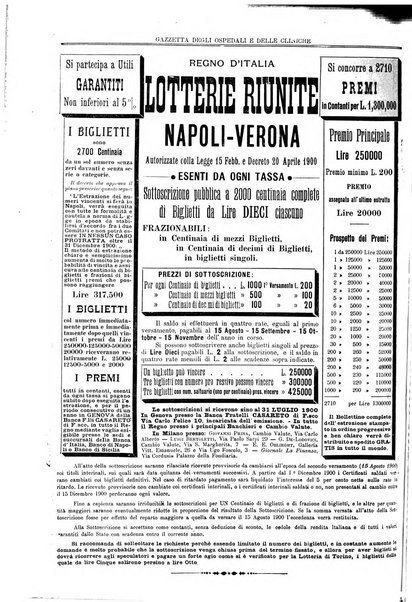 Gazzetta degli ospedali e delle cliniche