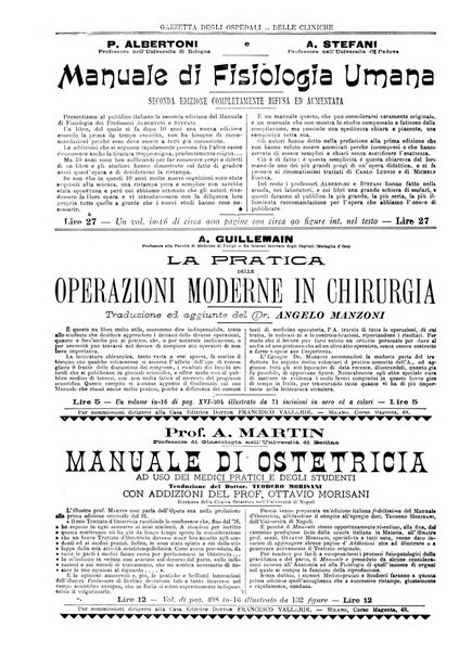 Gazzetta degli ospedali e delle cliniche