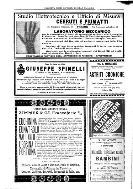 Gazzetta degli ospedali e delle cliniche