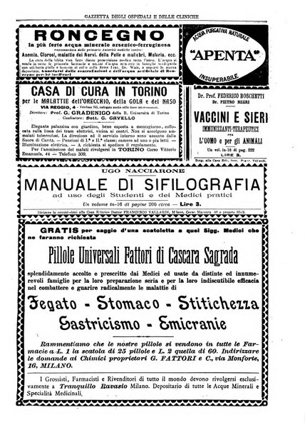 Gazzetta degli ospedali e delle cliniche