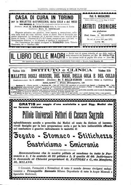 Gazzetta degli ospedali e delle cliniche