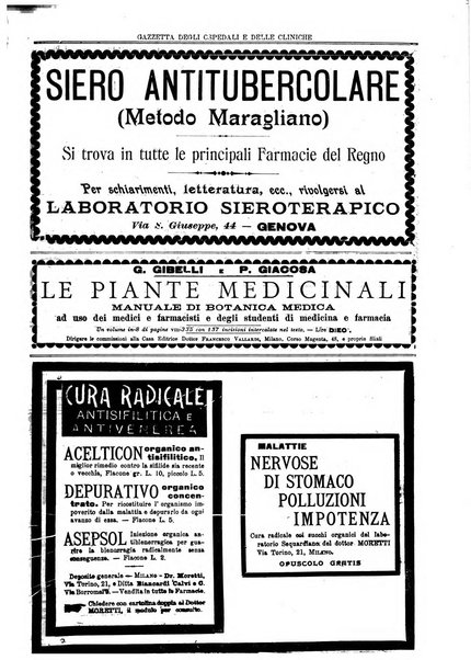 Gazzetta degli ospedali e delle cliniche