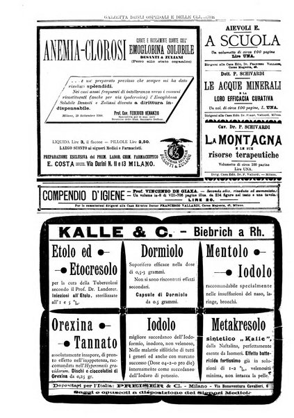 Gazzetta degli ospedali e delle cliniche