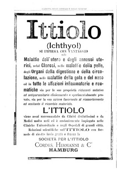 Gazzetta degli ospedali e delle cliniche