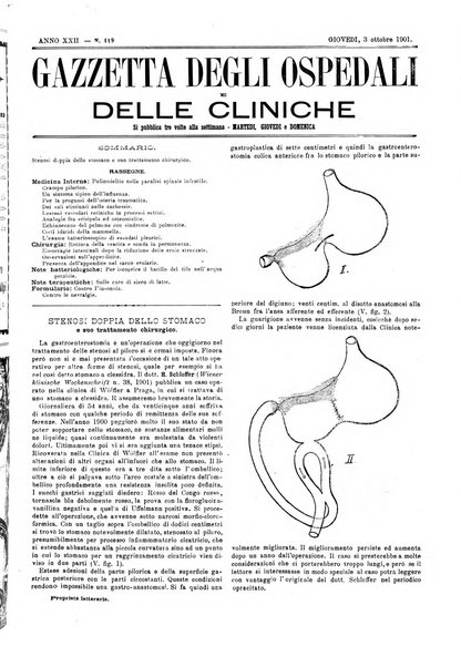 Gazzetta degli ospedali e delle cliniche