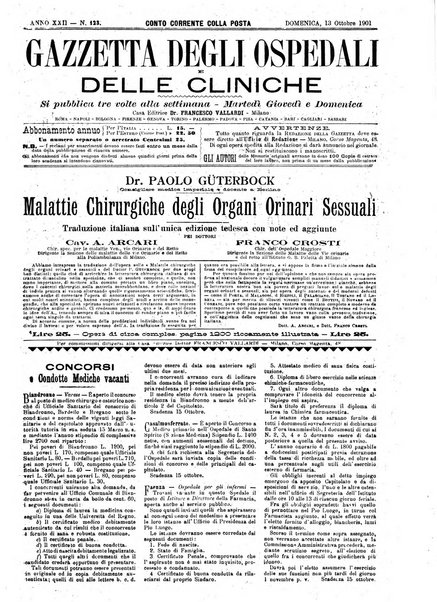 Gazzetta degli ospedali e delle cliniche