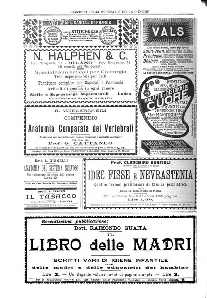 Gazzetta degli ospedali e delle cliniche