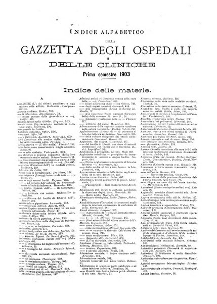 Gazzetta degli ospedali e delle cliniche