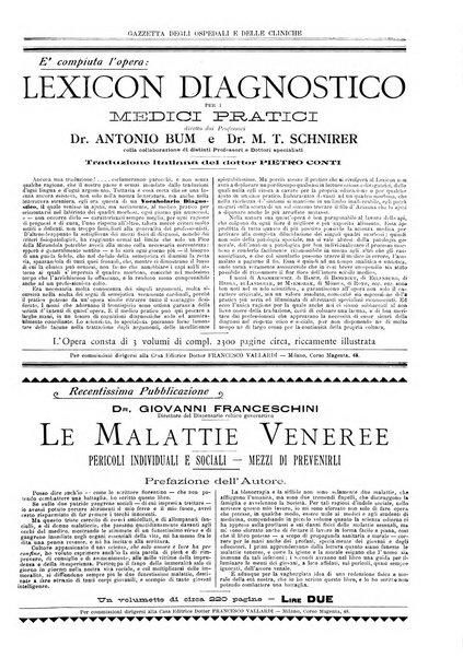 Gazzetta degli ospedali e delle cliniche