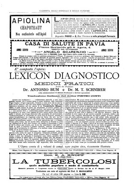 Gazzetta degli ospedali e delle cliniche