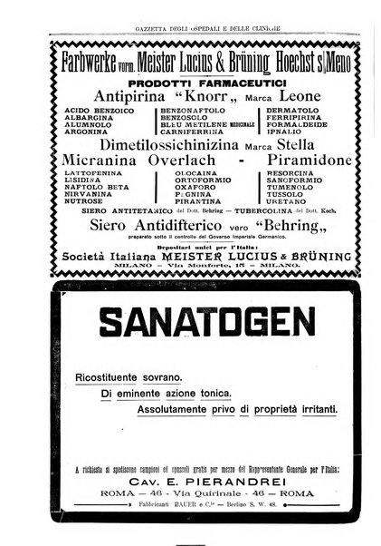 Gazzetta degli ospedali e delle cliniche