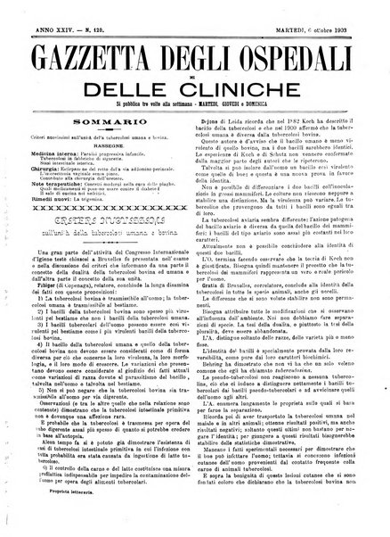 Gazzetta degli ospedali e delle cliniche