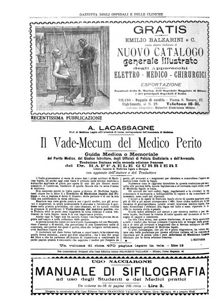 Gazzetta degli ospedali e delle cliniche