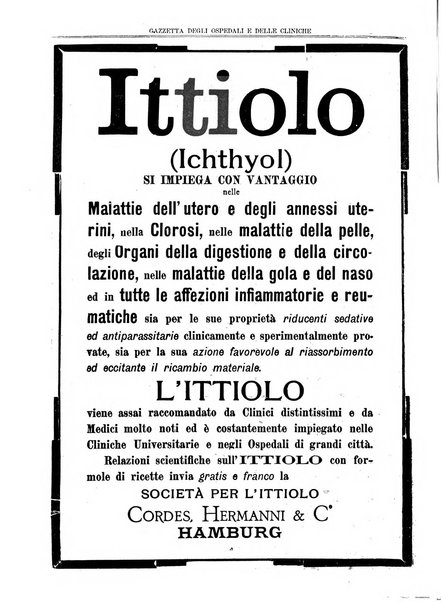 Gazzetta degli ospedali e delle cliniche