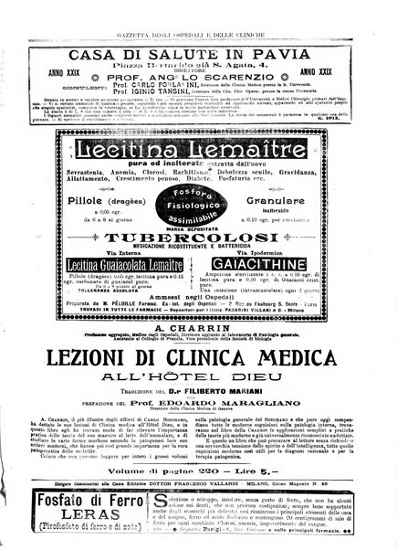 Gazzetta degli ospedali e delle cliniche