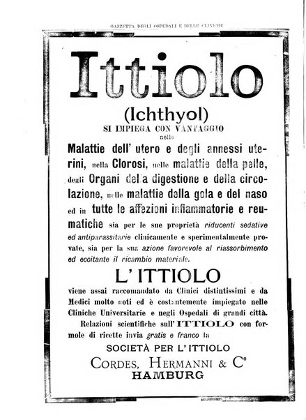 Gazzetta degli ospedali e delle cliniche