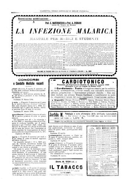 Gazzetta degli ospedali e delle cliniche