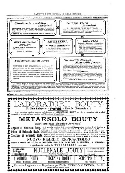 Gazzetta degli ospedali e delle cliniche