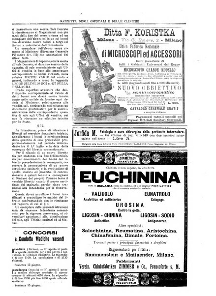 Gazzetta degli ospedali e delle cliniche