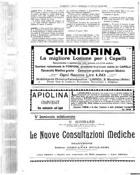 Gazzetta degli ospedali e delle cliniche