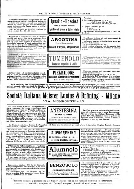 Gazzetta degli ospedali e delle cliniche