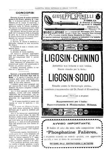 Gazzetta degli ospedali e delle cliniche